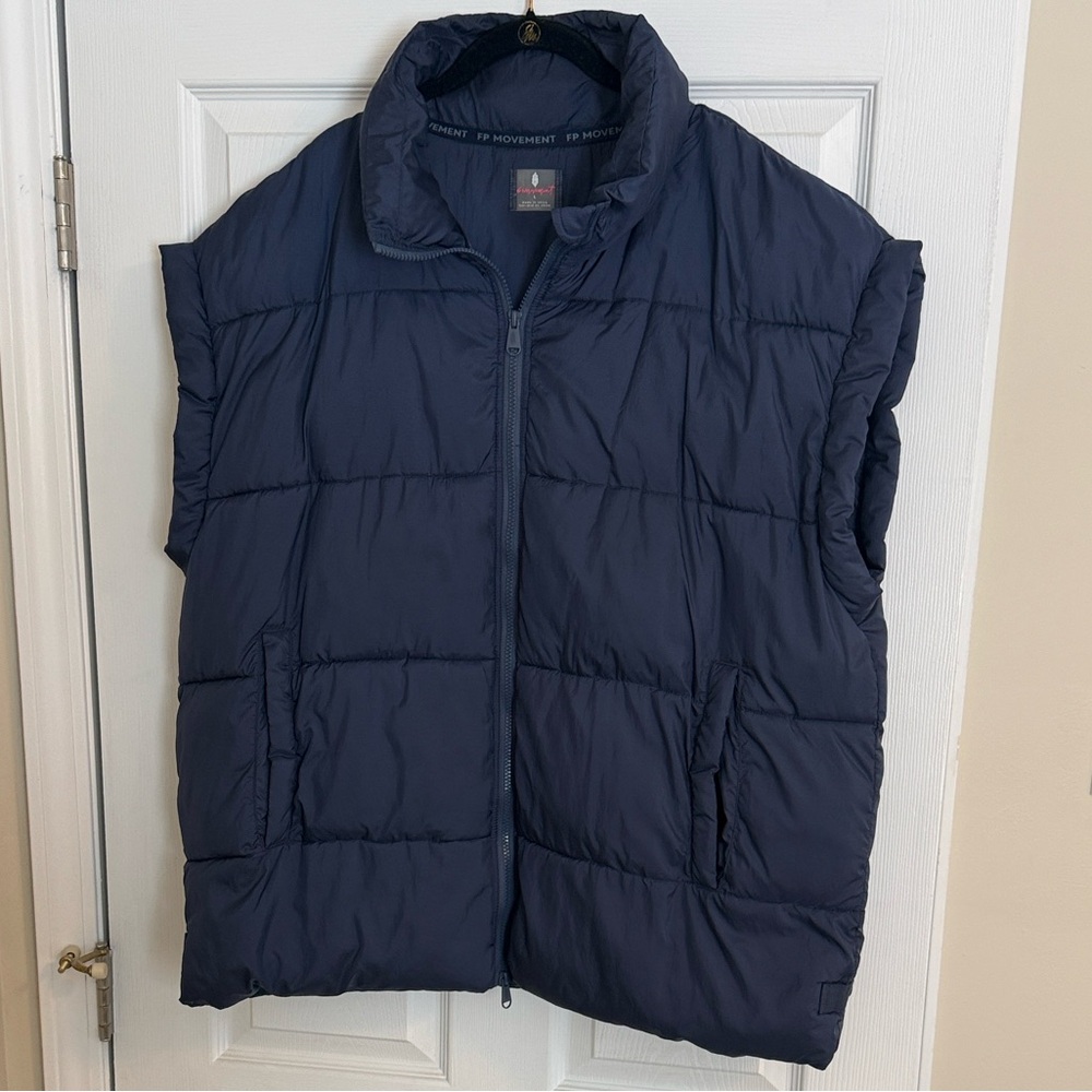 FP Movement by Free People Dark Navy Quilted Puffer Vest